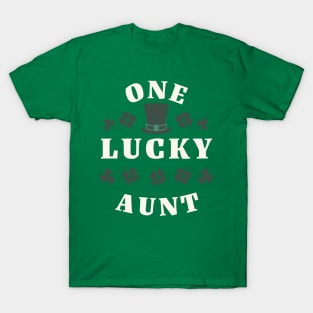 One Lucky Aunt St Patricks Day T-Shirt